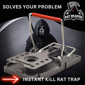 Rat Reaper Death Box - Instant Kill Rat Trap | Humane Rat Traps for Indoors Home, Loft, Kitchen