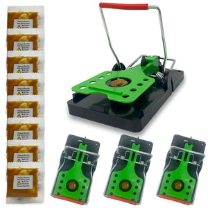 Rat Reaper XL Rat Traps 2 Pack - Pre-Baited Heavy Duty Instant Kill - Ready to Use and Reusable