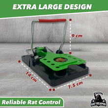 Load image into Gallery viewer, Rat Reaper XL Rat Traps 2 Pack - Pre-Baited Heavy Duty Instant Kill - Ready to Use and Reusable