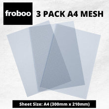 Load image into Gallery viewer, Rodent Mesh Sheet A4 Size (300mm x 210mm) Stainless Steel Wire Metal Mesh Sheets - (1mm x 1mm) Block Holes Stop Insects, Mice, Rats - Use To Cover Air Bricks &amp; Air Vents - 3 Pack